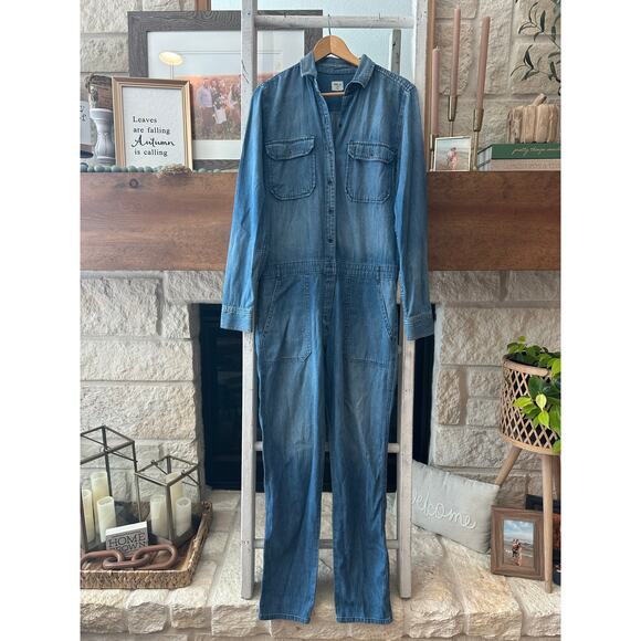 Gap 1969 Denim Utility Jumpsuit - Picture 1 of 3